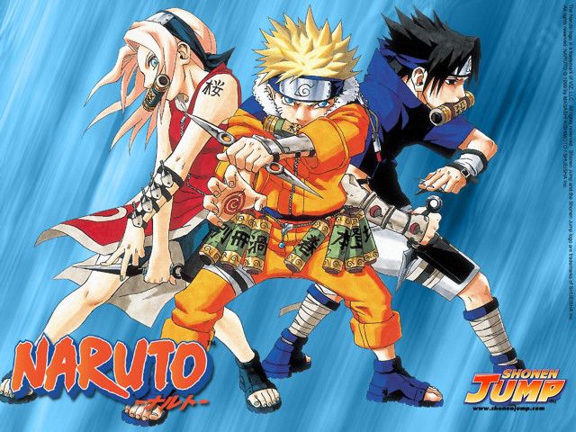 Naruto friends manga anime 2000s free wallpaper for desktop - medium preview image