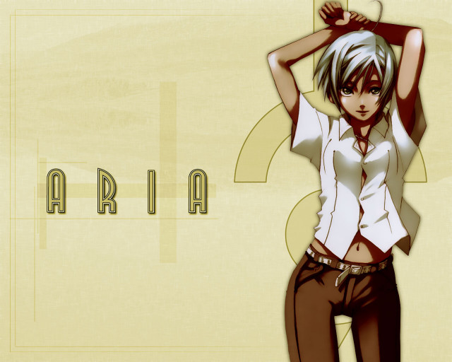 Woman white shirt tie yellow free wallpaper for desktop - medium preview image