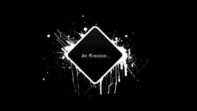 Black white diamond side be free wallpaper for desktop - medium preview image