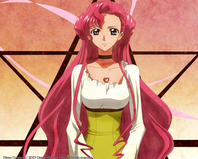 Pink haired woman anime rococo free wallpaper for desktop - medium preview image