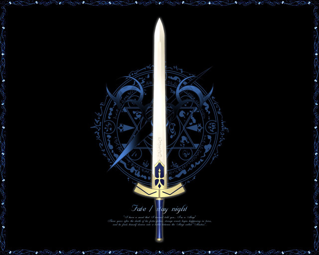 Sword blue border andor basch free wallpaper for desktop - medium preview image