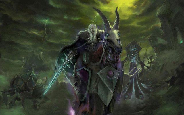 Demon sword demon back painting free wallpaper for desktop - medium preview image