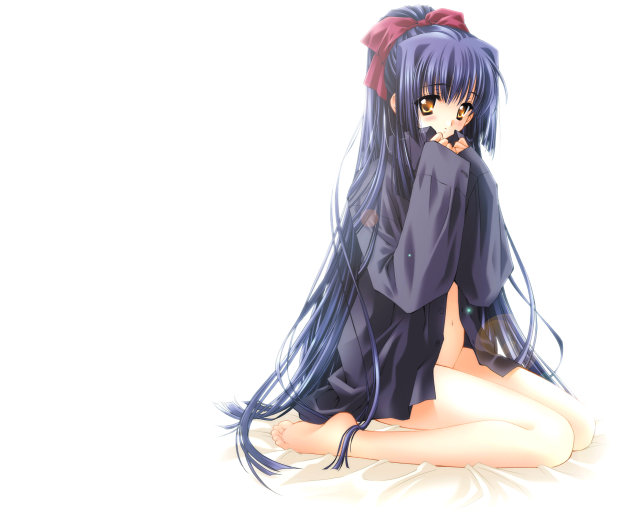 Long haired girl blue eyes free wallpaper for desktop - medium preview image