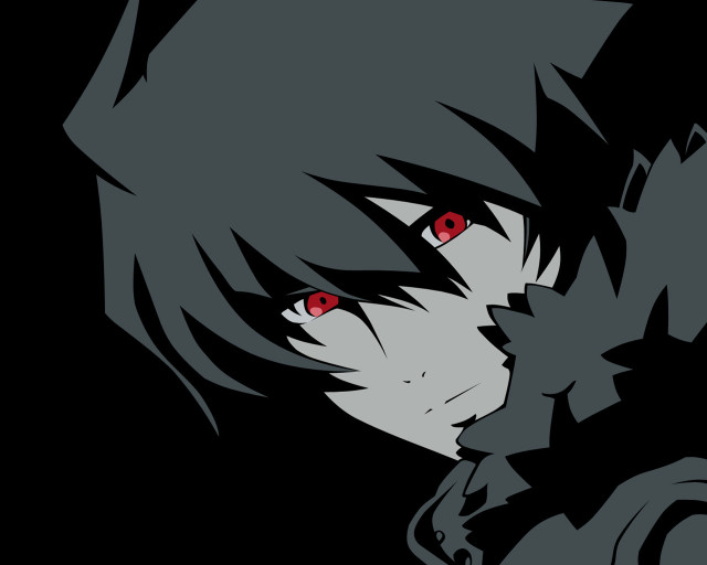 Red eyes black cat fur free wallpaper for desktop - medium preview image