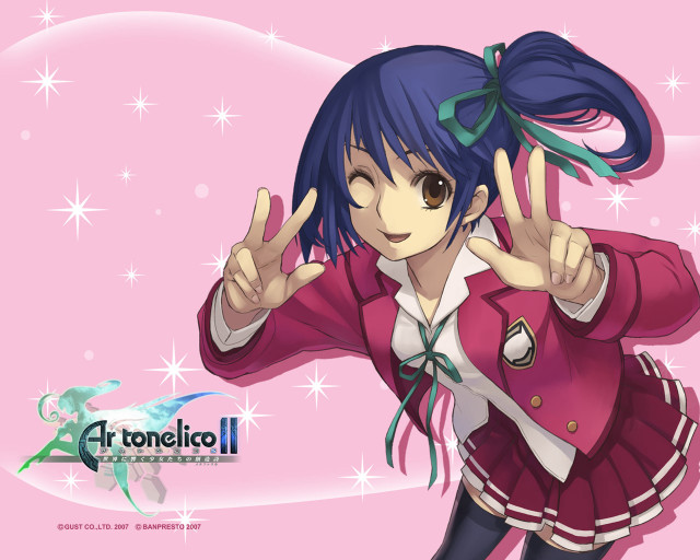 Pink girl starry jacket blue free wallpaper for desktop - medium preview image