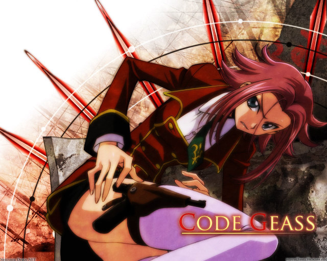 Red haired anna holding bow free wallpaper for desktop - medium preview image