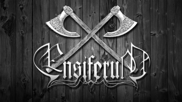 Crossed swords company logo design free wallpaper for desktop - medium preview image