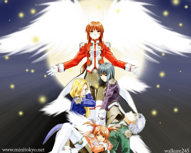 Anime characters wings fullmoon neo free wallpaper for desktop - medium preview image