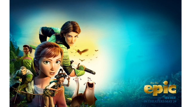 Cartoon movie poster boy girl free wallpaper for desktop - medium preview image