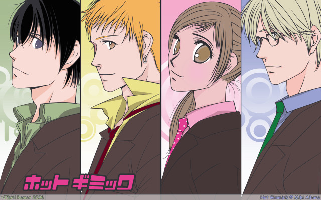 Anime group different hair colors free wallpaper for desktop - medium preview image