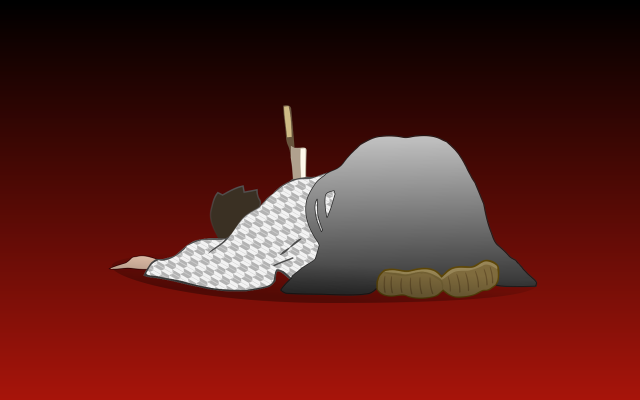 Cartoon character rock stick mouth free wallpaper for desktop - medium preview image