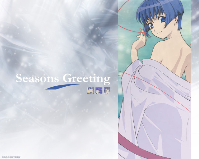 Woman bluehair blueeyes snow background free wallpaper for desktop - medium preview image