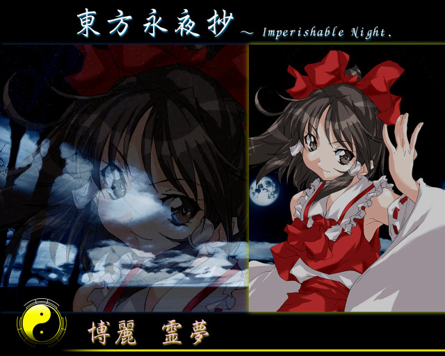 Girl red dress moon yin free wallpaper for desktop - medium preview image