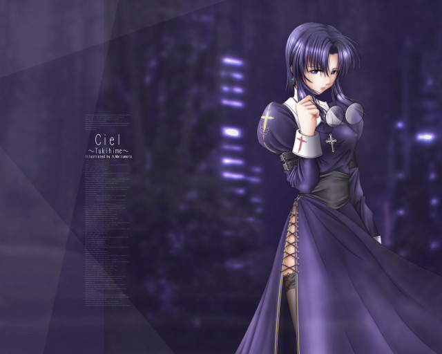 Purple dress forest night gothic free wallpaper for desktop - medium preview image