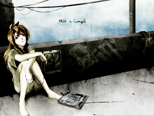 Girl ledge sitting crossed legs free wallpaper for desktop - medium preview image