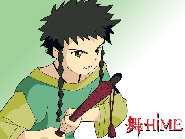 Cartoon character red umbrella green free wallpaper for desktop - medium preview image