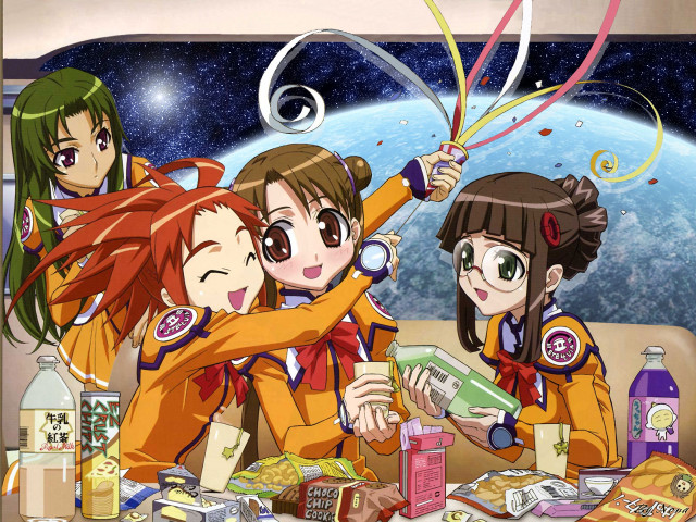 Girls table planet space art free wallpaper for desktop - medium preview image