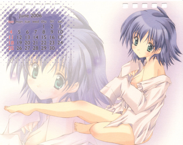 Calendar girl boy june ayako free wallpaper for desktop - medium preview image