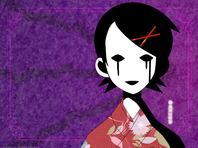 Aya goda yandere kimono floral free wallpaper for desktop - medium preview image
