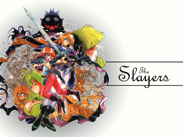 Slayers anime group concept art free wallpaper for desktop - medium preview image