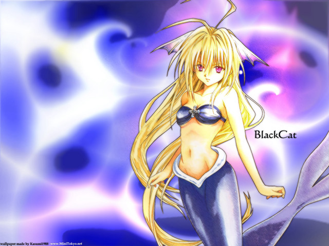 Blonde mermaid cat manga lyco free wallpaper for desktop - medium preview image