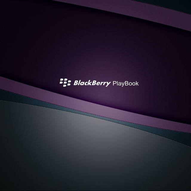 Blackberry playbook purple wave black free wallpaper for tablet - medium preview image