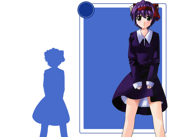 Woman dress shadow synchromism kyoani free wallpaper for desktop - medium preview image