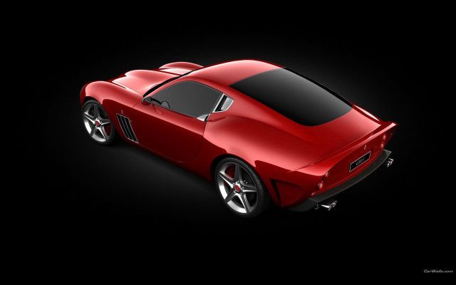 Red sports car dahlov ipcar free wallpaper for desktop - medium preview image