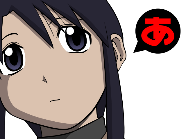 Yandere blackhair redsymbol mangaparody closeup free wallpaper for desktop - medium preview image