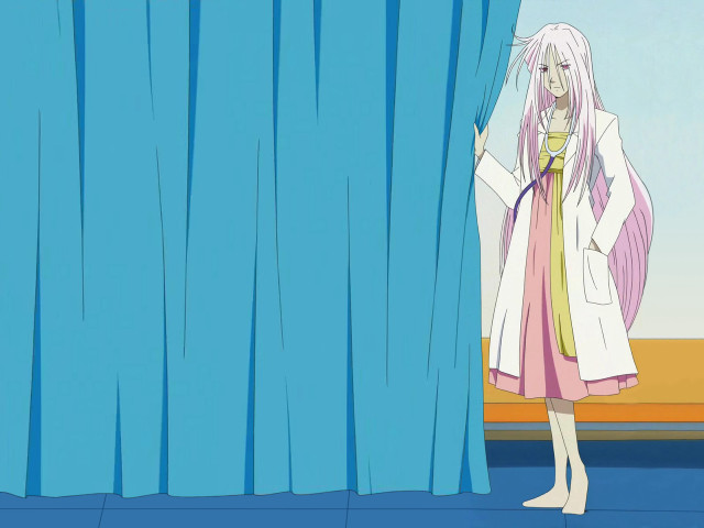 Woman pinkdress curtains kyotoanimation longhair free wallpaper for desktop - medium preview image