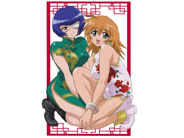 Anime characters chinese dress blue free wallpaper for desktop - medium preview image