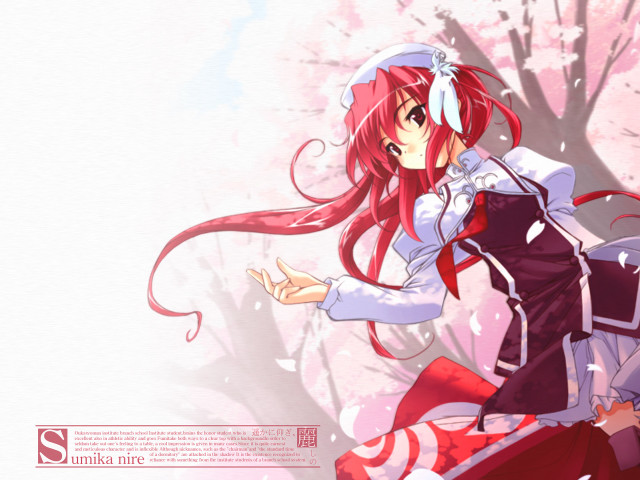 Alice prin red hair dress free wallpaper for desktop - medium preview image