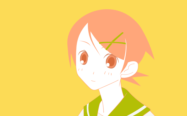 Pink haired girl green shirt #3 free wallpaper for desktop - medium preview image
