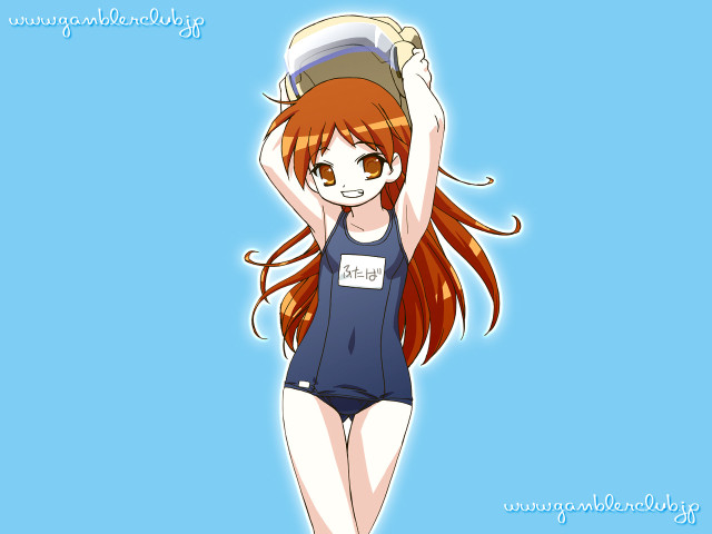 Girl long hair bucket blue free wallpaper for desktop - medium preview image