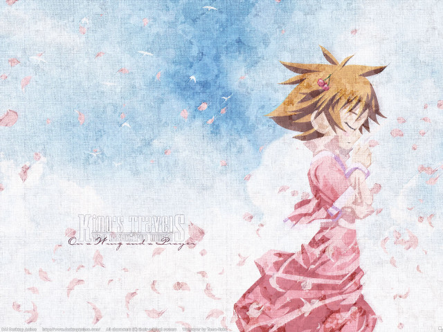 Pink dress woman flying cherry free wallpaper for desktop - medium preview image