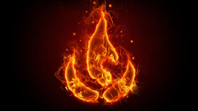 Fire flame embers charizard magic free wallpaper for desktop - medium preview image