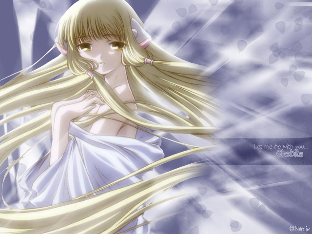 Blonde girl white dress hearts free wallpaper for desktop - medium preview image