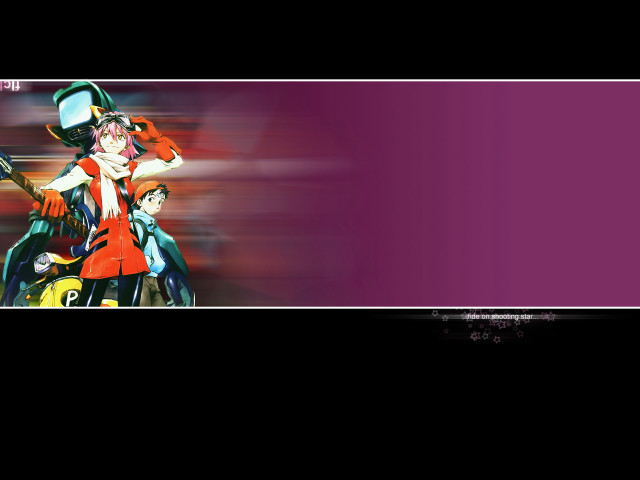 Anime guitar hat purple background free wallpaper for desktop - medium preview image