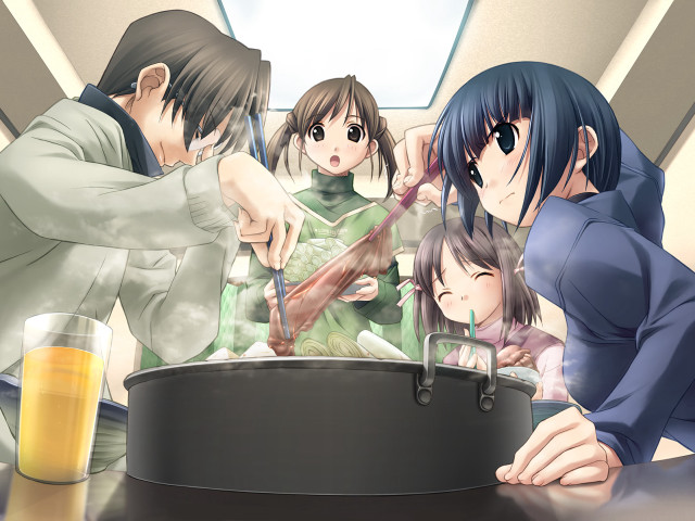 Group of people food drinks #2 free wallpaper for desktop - medium preview image