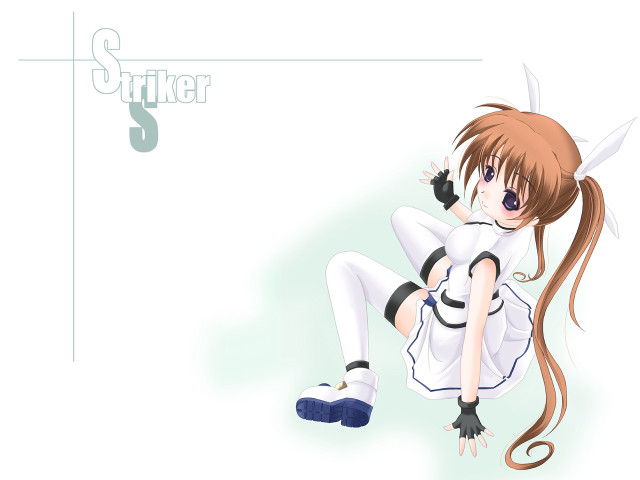 Anime longhair whiteoutfit sitting purpleeyes free wallpaper for desktop - medium preview image