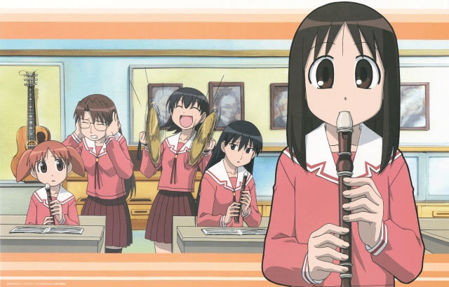 Schoolgirl microphone classroom guitars rayonism free wallpaper for desktop - medium preview image