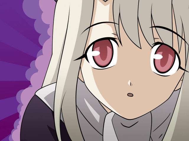 Anime girl blonde red eyes #3 free wallpaper for desktop - medium preview image