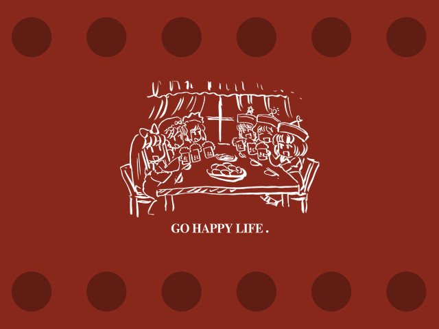 Group people table cake happy free wallpaper for desktop - medium preview image