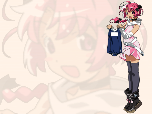 Girl bag shirt background cartoon free wallpaper for desktop - medium preview image