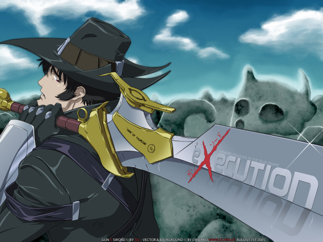 Man hat sword demon revolution free wallpaper for desktop - medium preview image