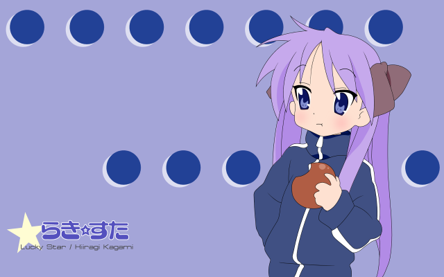 Purple hair girl football star free wallpaper for desktop - medium preview image
