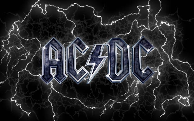 Ac dc lightning black background free wallpaper for desktop - medium preview image