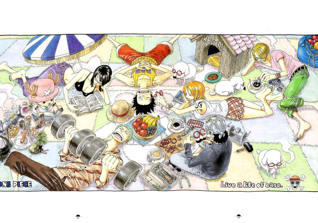 Park picnic characters carousel food free wallpaper for desktop - medium preview image