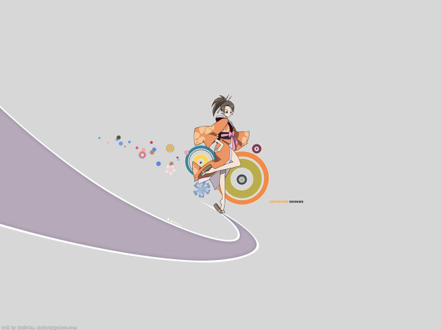 Skateboarder colorful design minimalist overwatch free wallpaper for desktop - medium preview image
