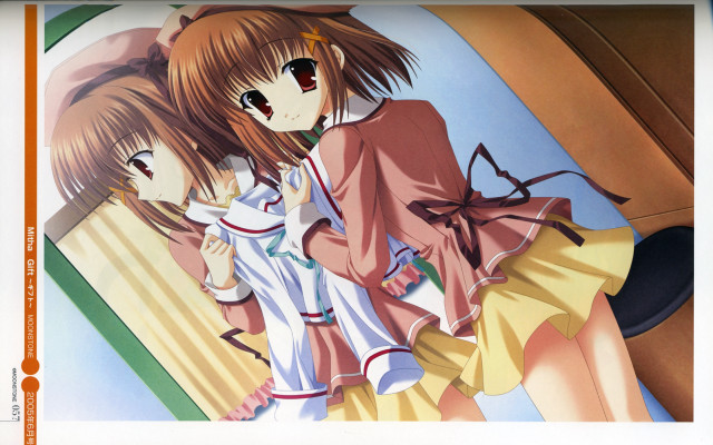 Anime girls mirror alice prin free wallpaper for desktop - medium preview image